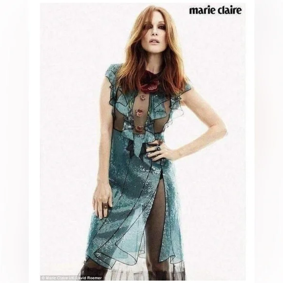 Gucci Blue Sequin Runway Dress 4 - Picture 5 of 9